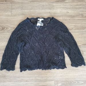 Dress Barn Women's 3/4 inch Sleeve Shrug